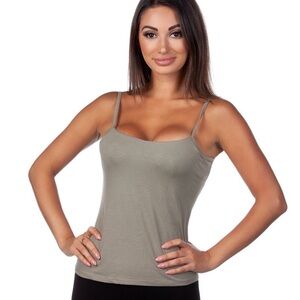 No Boundaries Gray Tank Top